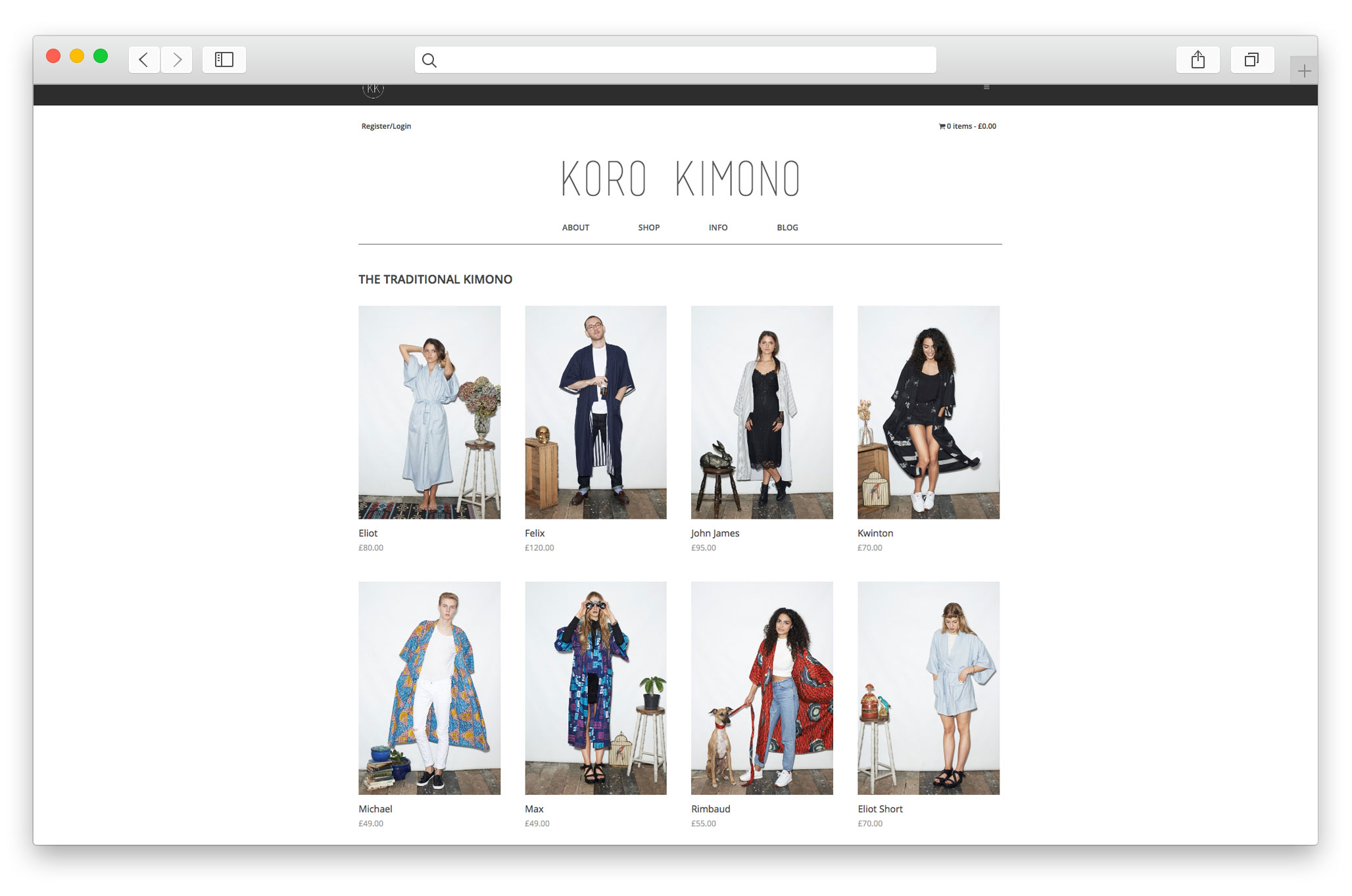 Fashion E-Commerce Website Design - Company Startup