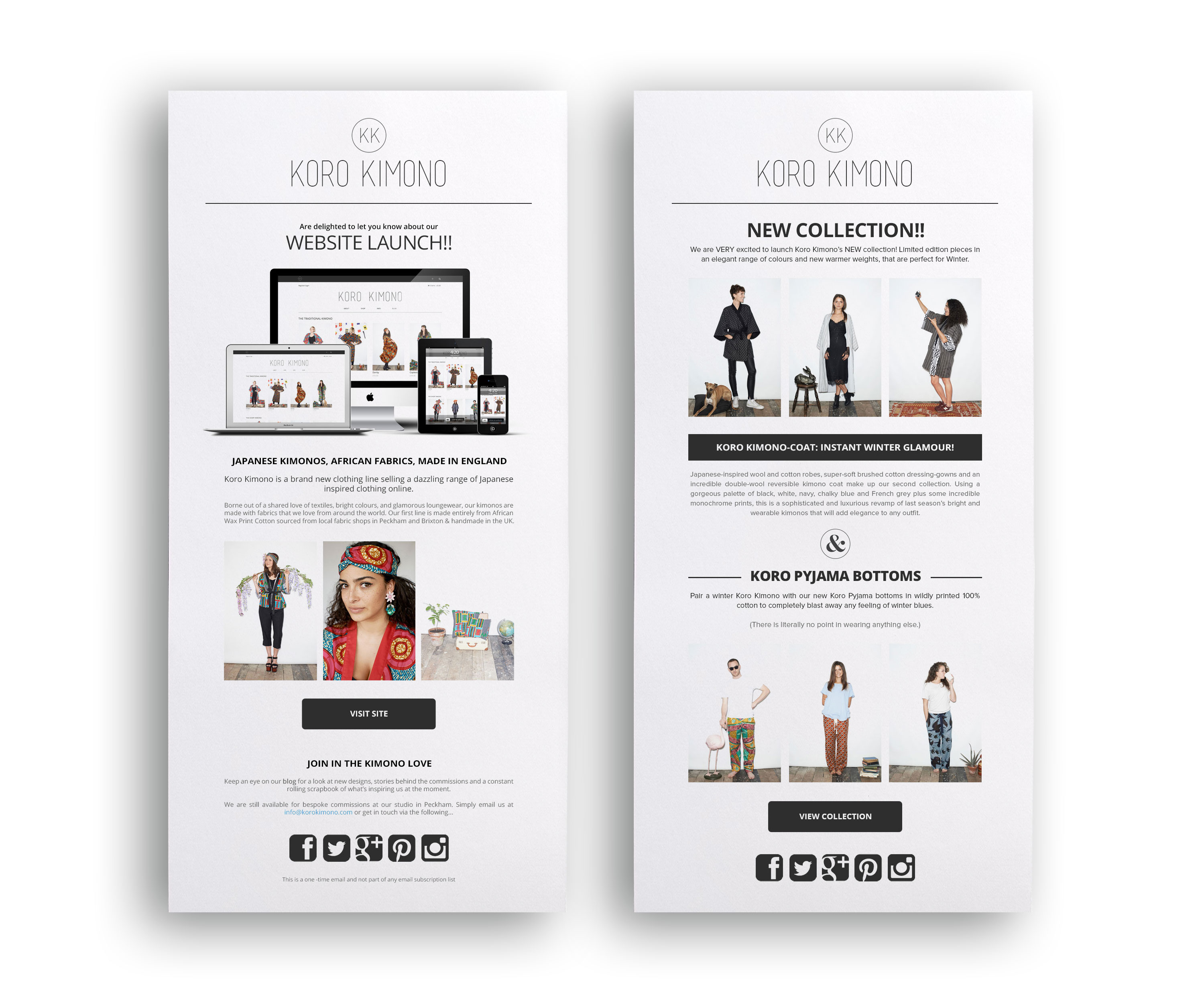Fashion E-Commerce Website Design - Email Campaign